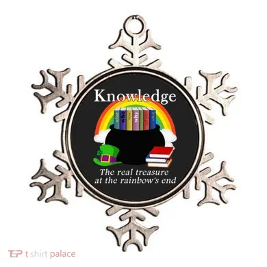 Saint Patrick's Day Teacher Knowledge Is Treasure Ornament