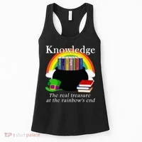 Saint Patrick's Day Teacher Knowledge Is Treasure Women's Tank Top thumb 0