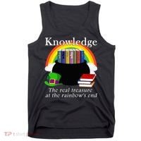 Saint Patrick's Day Teacher Knowledge Is Treasure Tank Top thumb 0