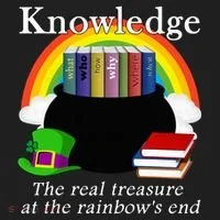 Saint Patrick's Day Teacher Knowledge Is Treasure Golf Towel thumb 3