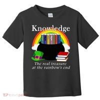 Saint Patrick's Day Teacher Knowledge Is Treasure Toddler T-Shirt thumb 0