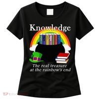 Saint Patrick's Day Teacher Knowledge Is Treasure Women's T-Shirt thumb 0