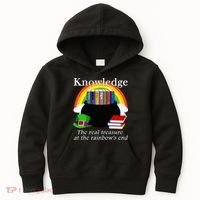 Saint Patrick's Day Teacher Knowledge Is Treasure Kids Hoodie thumb 0