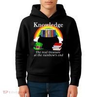 Saint Patrick's Day Teacher Knowledge Is Treasure Kids Hoodie thumb 4