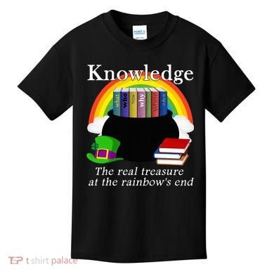 Saint Patrick's Day Teacher Knowledge Is Treasure Kids T-Shirt