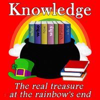 Saint Patrick's Day Teacher Knowledge Is Treasure Santa Hat thumb 1