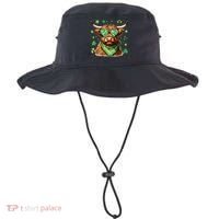 St Patricks Day Highland Cow St Patricks Day Shamrock Women Bucket Hat thumb 0