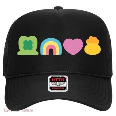 St Patricks Day Lucky Charm Pot Gold Irish Shamrock Rainbow Hat