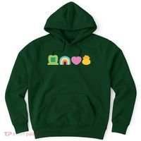 St Patricks Day Lucky Charm Pot Gold Irish Shamrock Rainbow Hoodie thumb 0