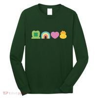 St Patricks Day Lucky Charm Pot Gold Irish Shamrock Rainbow Long Sleeve Shirt thumb 0
