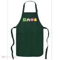 St Patricks Day Lucky Charm Pot Gold Irish Shamrock Rainbow Apron thumb 0