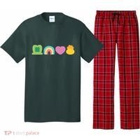 St Patricks Day Lucky Charm Pot Gold Irish Shamrock Rainbow Pajama Set thumb 0