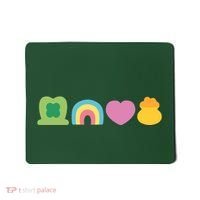 St Patricks Day Lucky Charm Pot Gold Irish Shamrock Rainbow Mousepad thumb 0