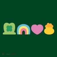 St Patricks Day Lucky Charm Pot Gold Irish Shamrock Rainbow Mousepad thumb 1