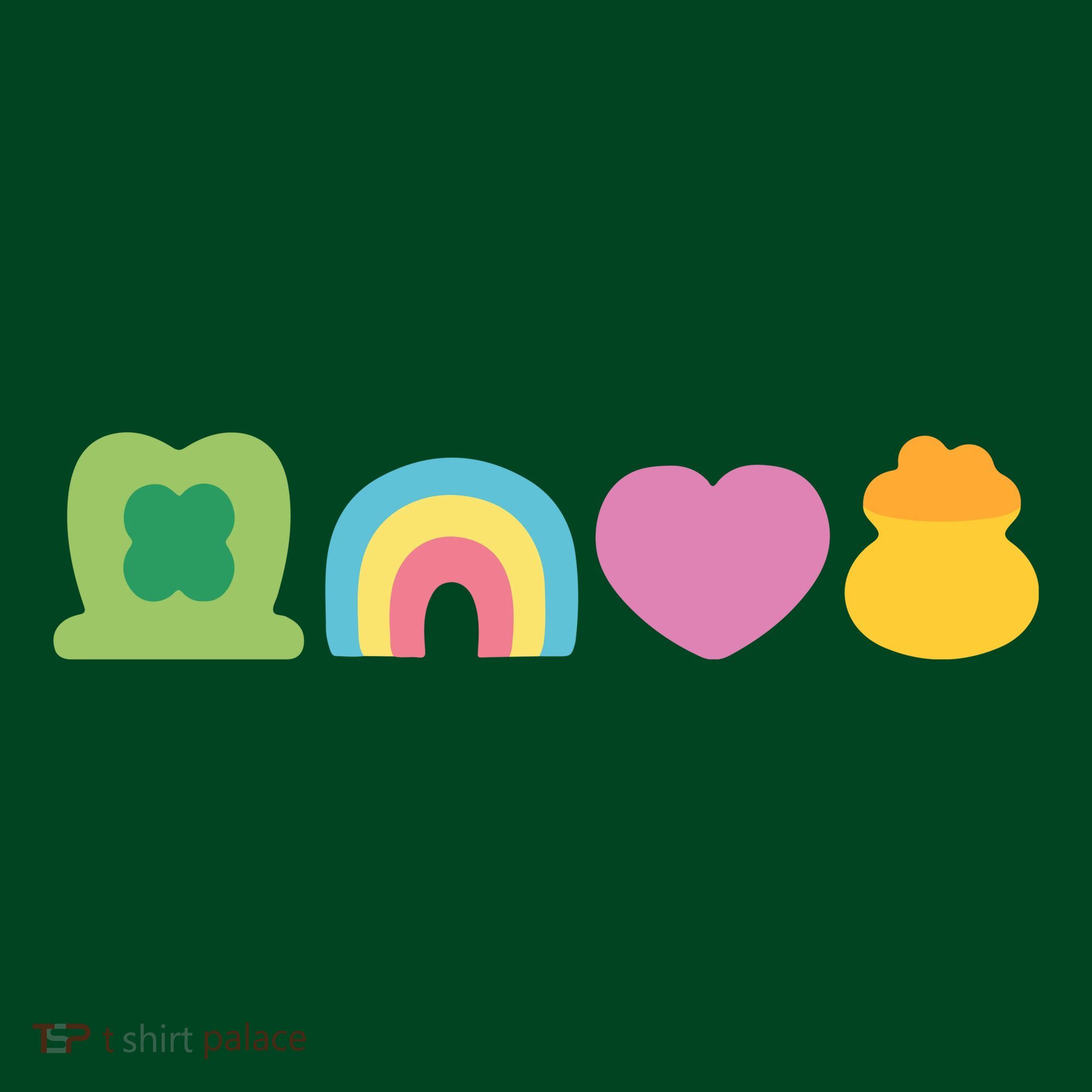St Patricks Day Lucky Charm Pot Gold Irish Shamrock Rainbow Mousepad