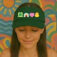 St Patricks Day Lucky Charm Pot Gold Irish Shamrock Rainbow Visor thumb 2