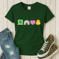St Patricks Day Lucky Charm Pot Gold Irish Shamrock Rainbow Women's T-Shirt thumb 3