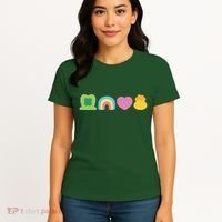 St Patricks Day Lucky Charm Pot Gold Irish Shamrock Rainbow Women's T-Shirt thumb 4