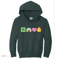 St Patricks Day Lucky Charm Pot Gold Irish Shamrock Rainbow Kids Hoodie thumb 0