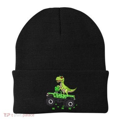 St Patricks Day Boy Dinosaur Monster Turck Trex Beanie