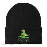 St Patricks Day Boy Dinosaur Monster Turck Trex Beanie thumb 0