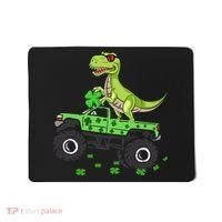 St Patricks Day Boy Dinosaur Monster Turck Trex Mousepad thumb 0