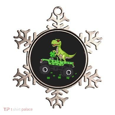 St Patricks Day Boy Dinosaur Monster Turck Trex Ornament
