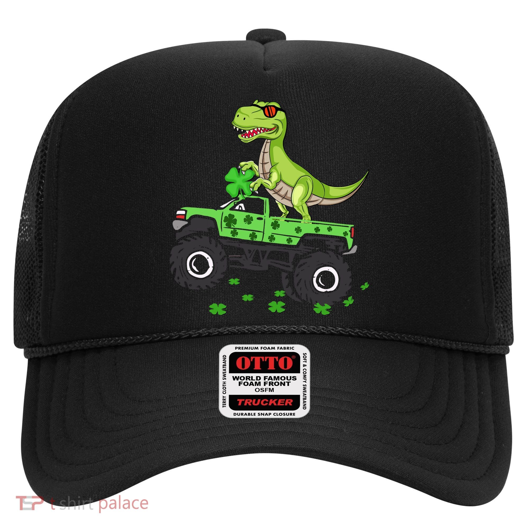 St Patricks Day Boy Dinosaur Monster Turck Trex Hat