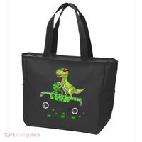 St Patricks Day Boy Dinosaur Monster Turck Trex Tote Bag thumb 3