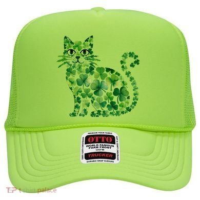 St Patrick's Day Lucky Shamrock Clover Cat Hat