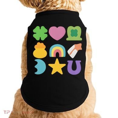 St Patricks Day Lucky Charm Doggie Tank