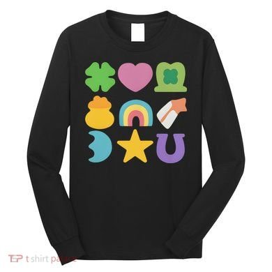 St Patricks Day Lucky Charm Long Sleeve Shirt