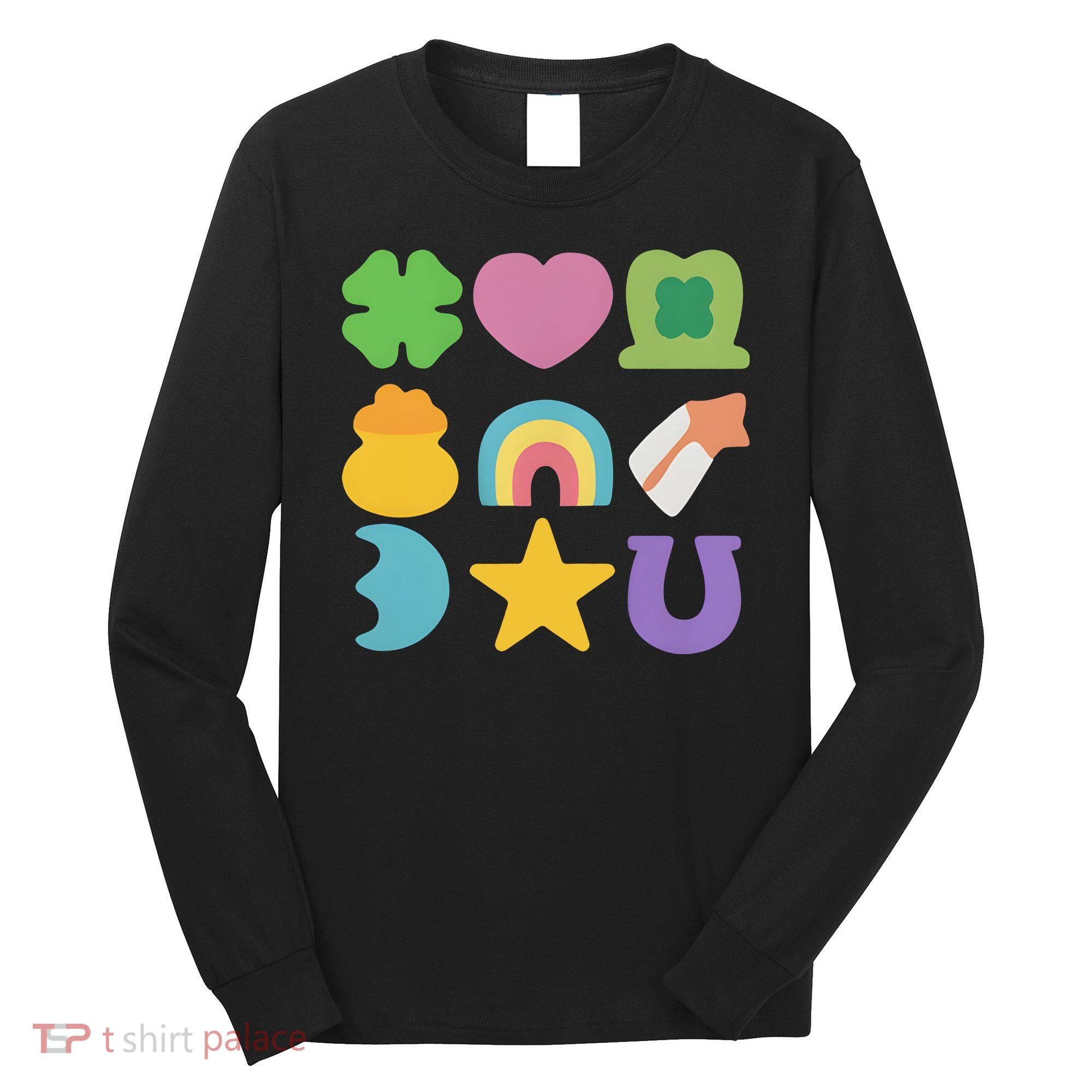 St Patricks Day Lucky Charm Long Sleeve Shirt