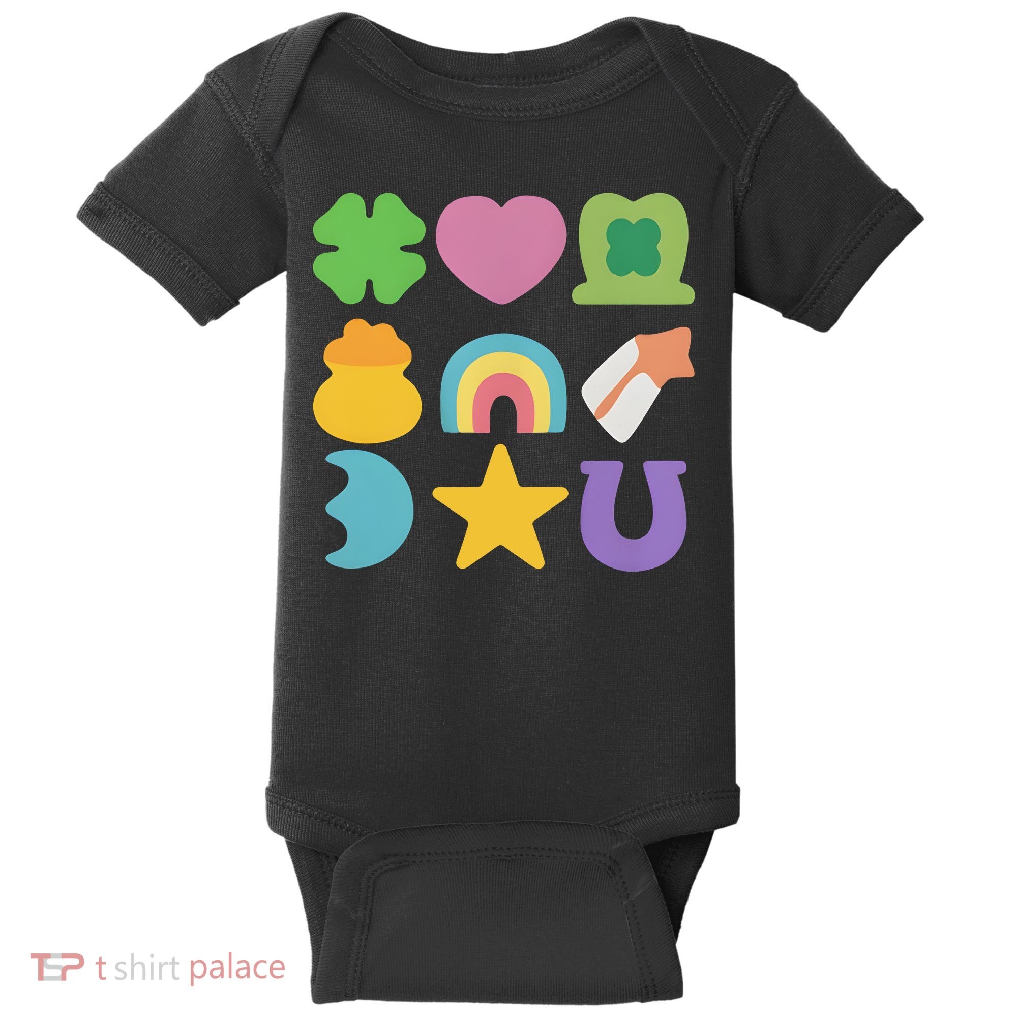 St Patricks Day Lucky Charm Baby Bodysuit