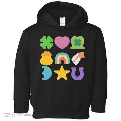 St Patricks Day Lucky Charm Toddler Hoodie