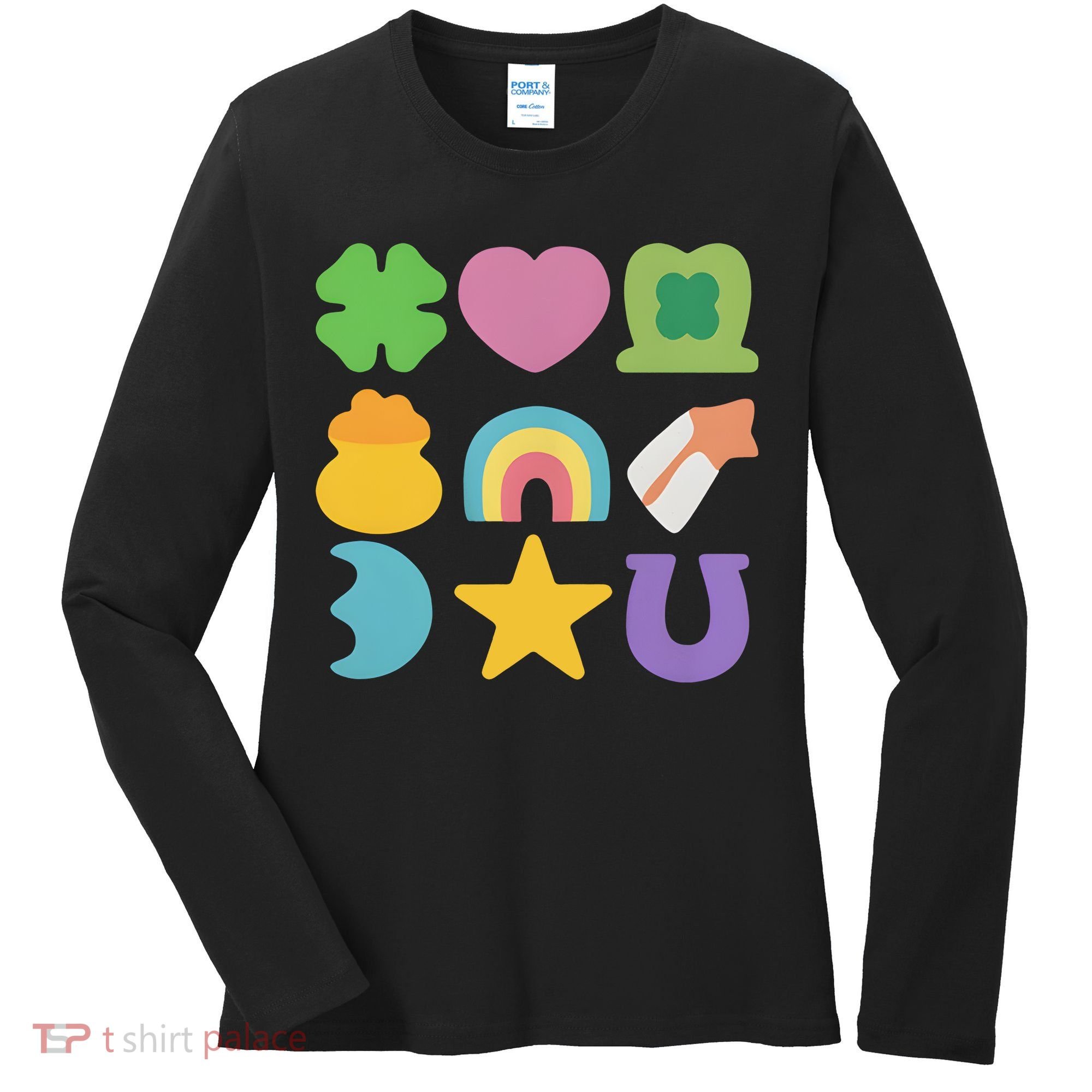 St Patricks Day Lucky Charm Women's Long Sleeve Shirt