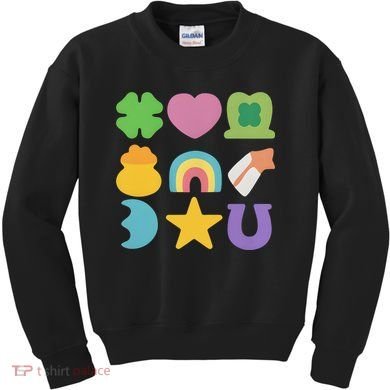 St Patricks Day Lucky Charm Kids Sweatshirt