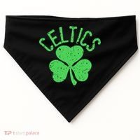 St Patrick's Day Celtics Lucky Shamrock Clover USA-Made Doggie Bandana thumb 0