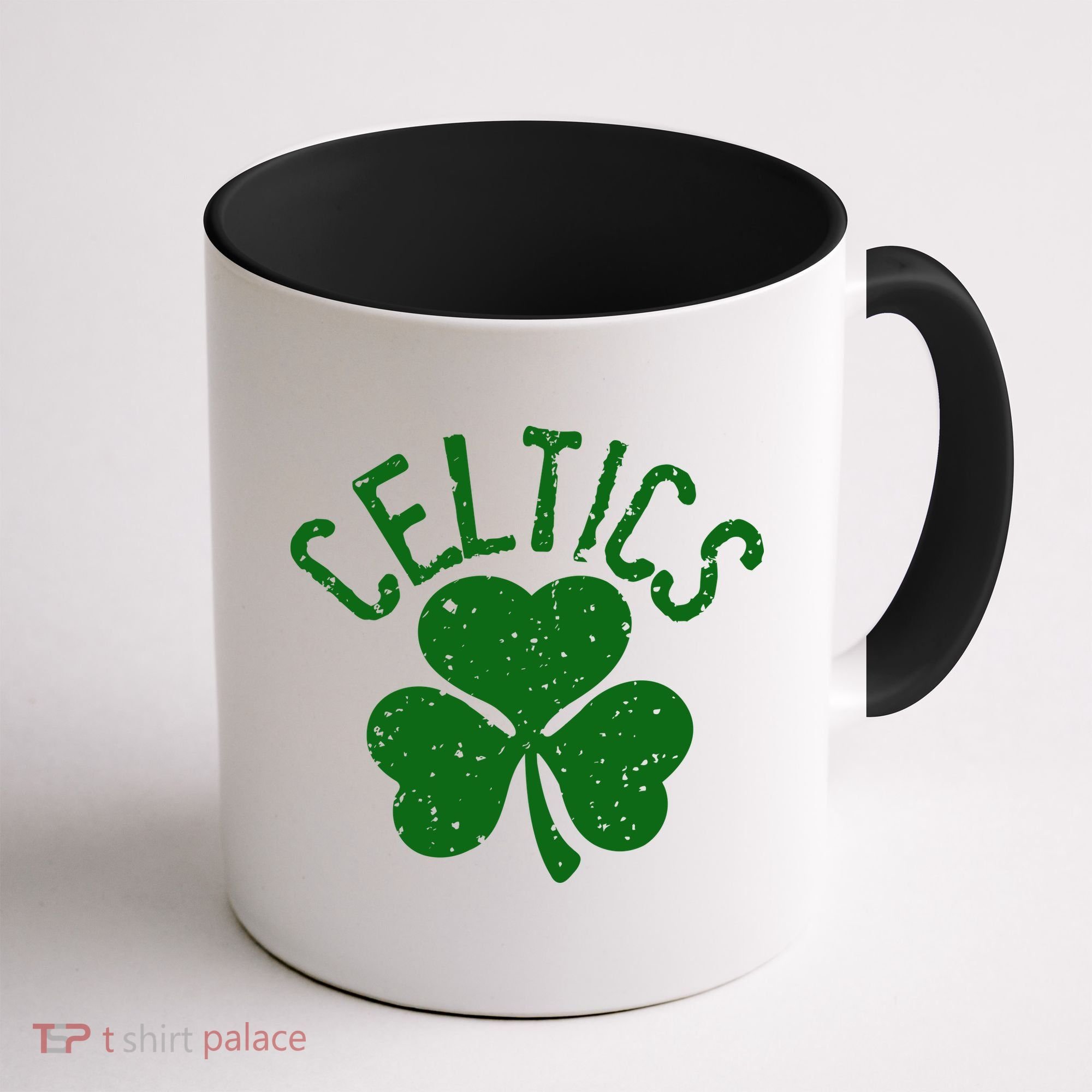 St Patrick's Day Celtics Lucky Shamrock Clover Coffee Mug