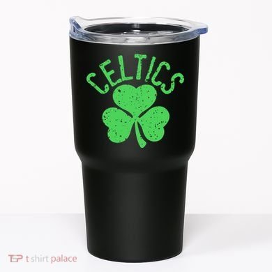 St Patrick's Day Celtics Lucky Shamrock Clover Tumbler
