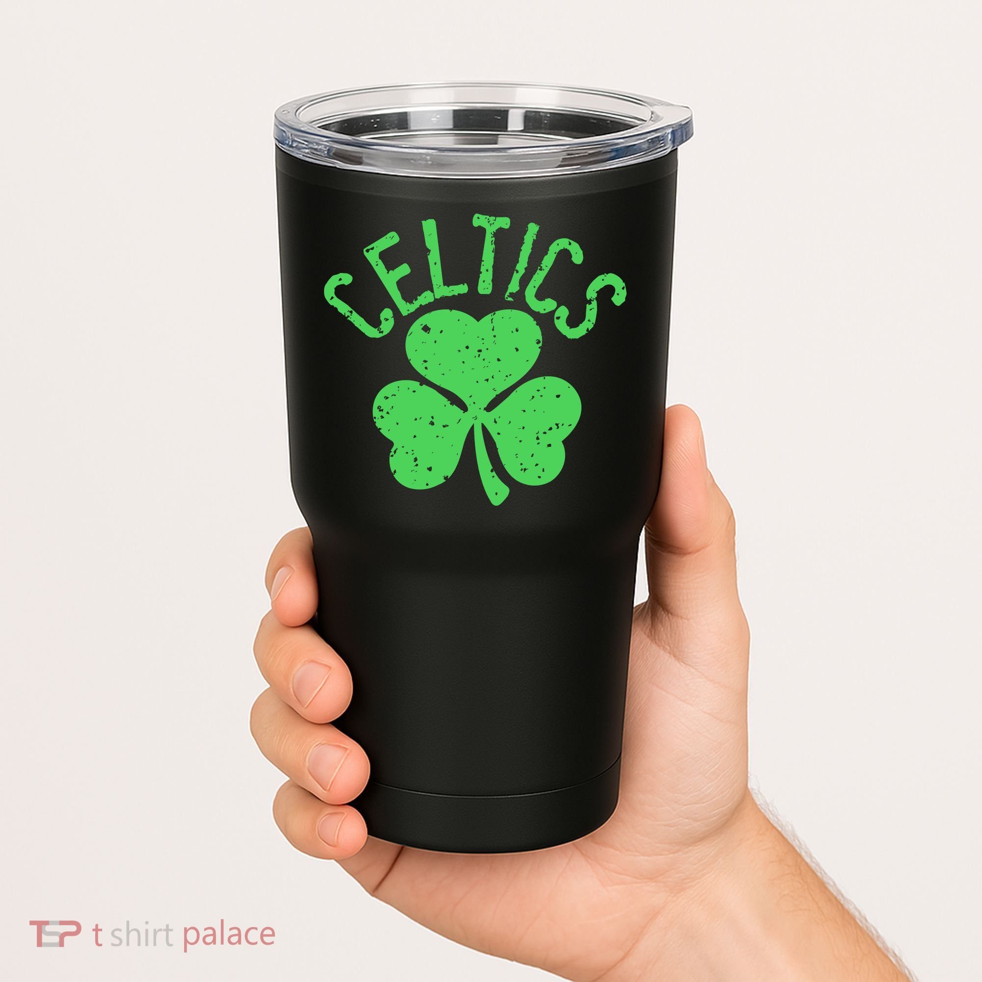 St Patrick's Day Celtics Lucky Shamrock Clover Tumbler