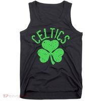 St Patrick's Day Celtics Lucky Shamrock Clover Tank Top thumb 0
