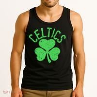 St Patrick's Day Celtics Lucky Shamrock Clover Tank Top thumb 3