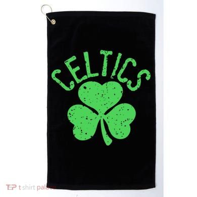 St Patrick's Day Celtics Lucky Shamrock Clover Golf Towel