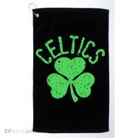St Patrick's Day Celtics Lucky Shamrock Clover Golf Towel thumb 0