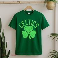 St Patrick's Day Celtics Lucky Shamrock Clover T-Shirt thumb 2