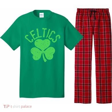 St Patrick's Day Celtics Lucky Shamrock Clover Pajama Set