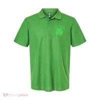 St Patrick's Day Celtics Lucky Shamrock Clover Polo thumb 0