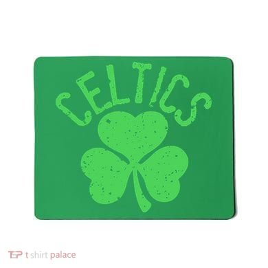 St Patrick's Day Celtics Lucky Shamrock Clover Mousepad