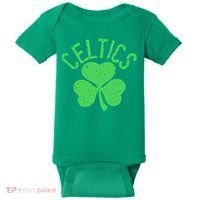 St Patrick's Day Celtics Lucky Shamrock Clover Baby Bodysuit thumb 0